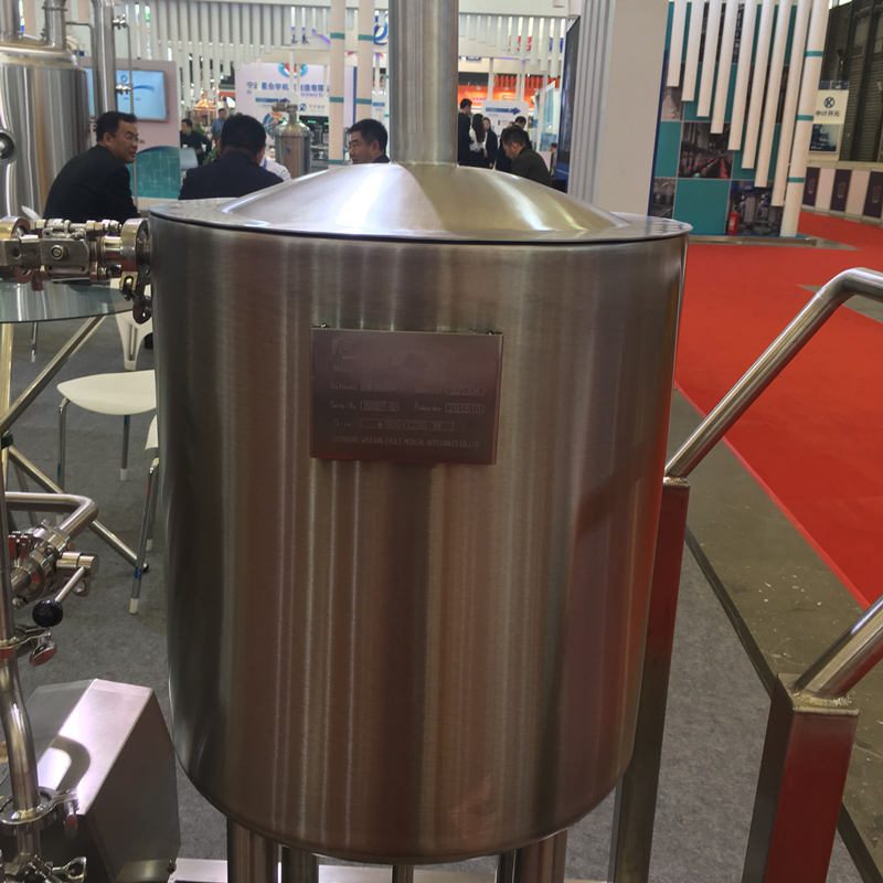 50L Micro Beer Brewery lab brewing equipment in exhibition   ZXF